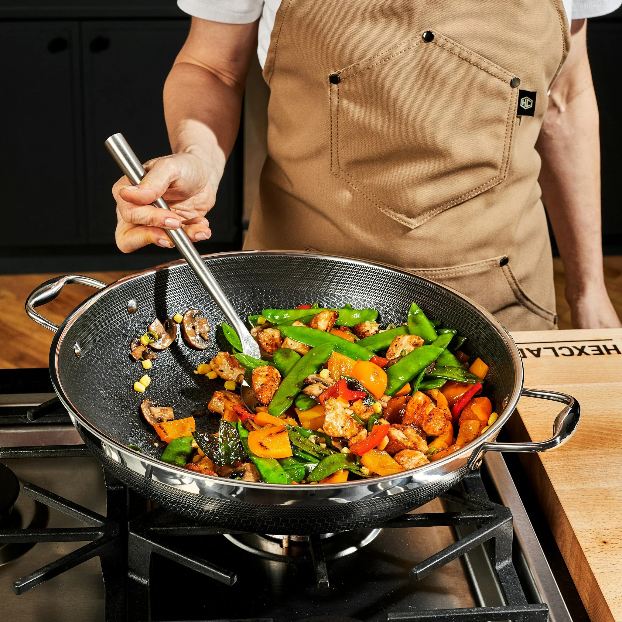 14" Hybrid Wok with Lid (35cm) - Image 6