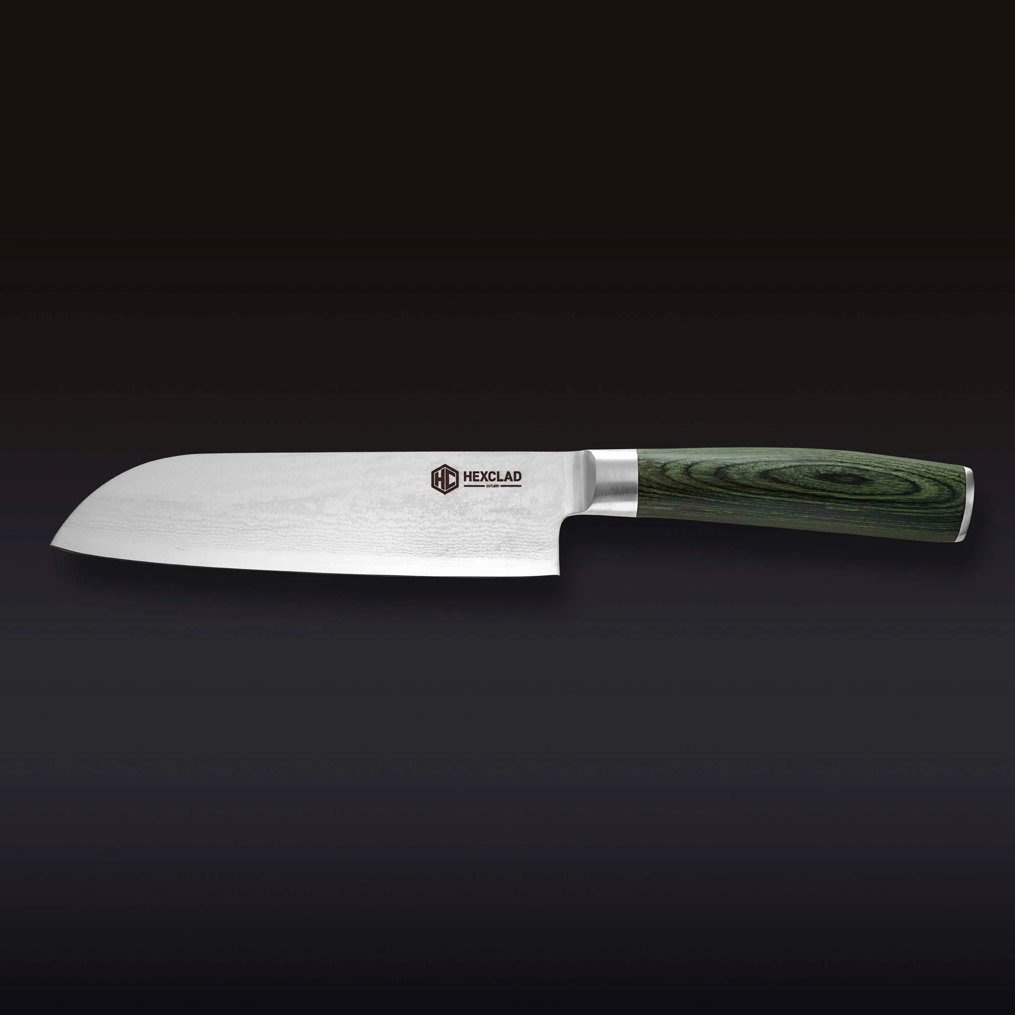 Damascus Steel Santoku Knife, 7" (17 cm) - Image 3