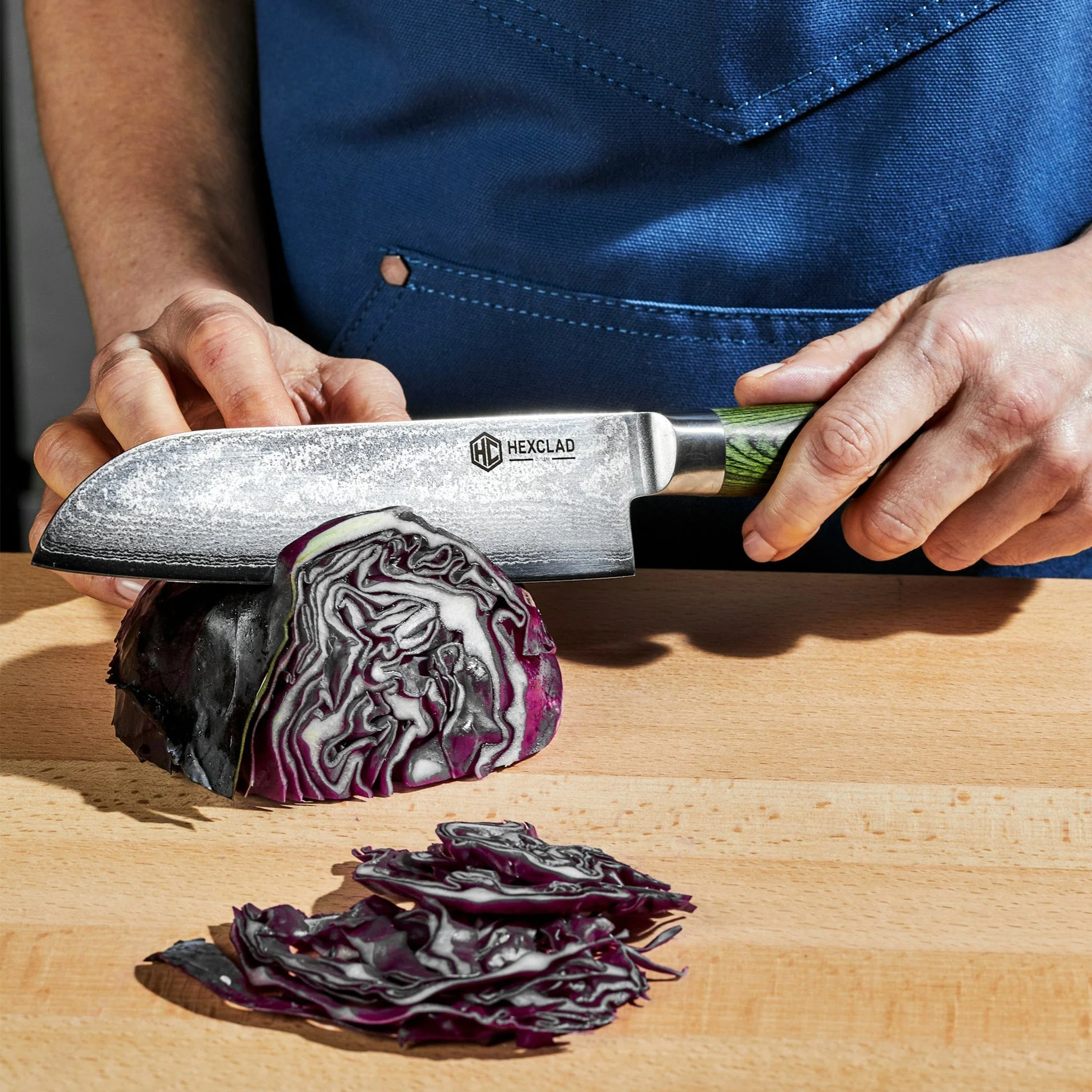 Damascus Steel Santoku Knife, 7" (17 cm) - Image 7