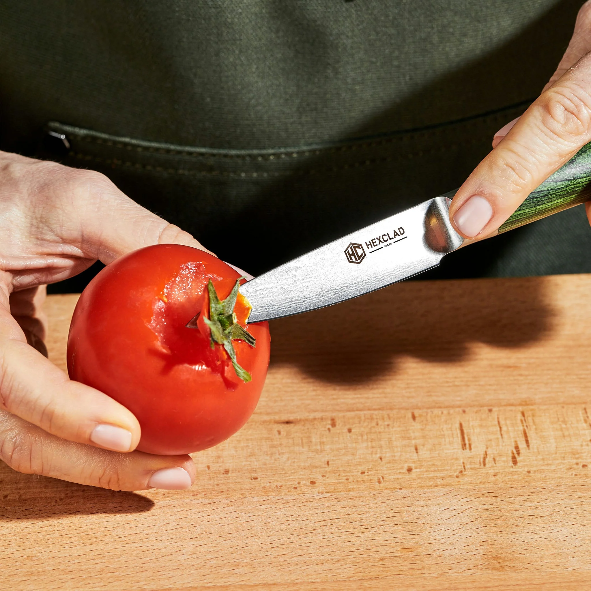 Damascus Steel Paring Knife, 3.5" (8 cm) - Image 5