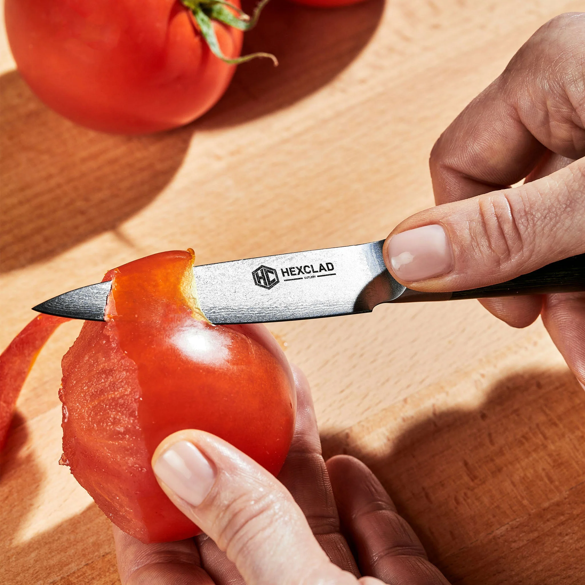 Damascus Steel Paring Knife, 3.5" (8 cm) - Image 6